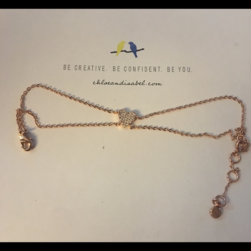 Chloe and Isabel heart bracelet